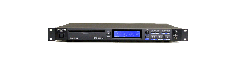 CDプレイヤーレンタル｜TASCAM(タスカム)／CD-01U｜名古屋 浜松 藤枝 静岡